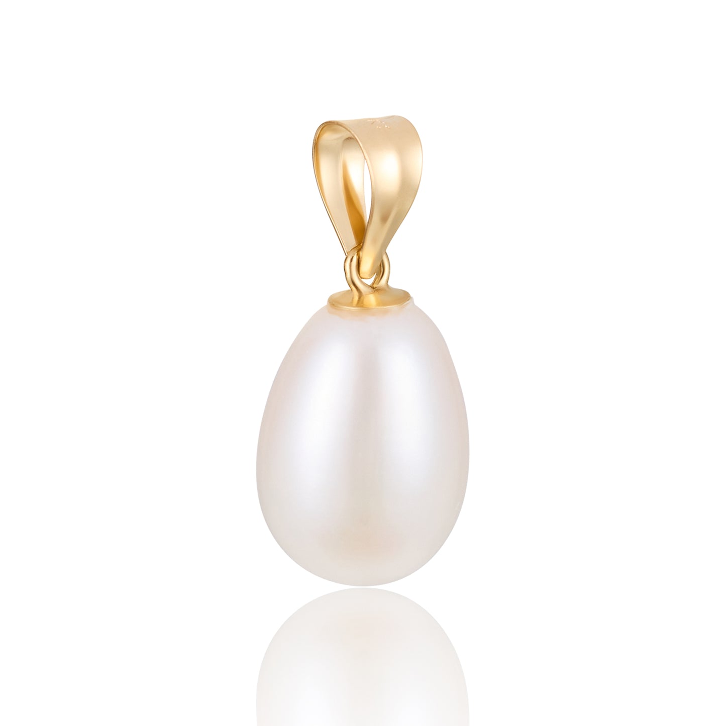 14 carat gold freshwater pearl pendant