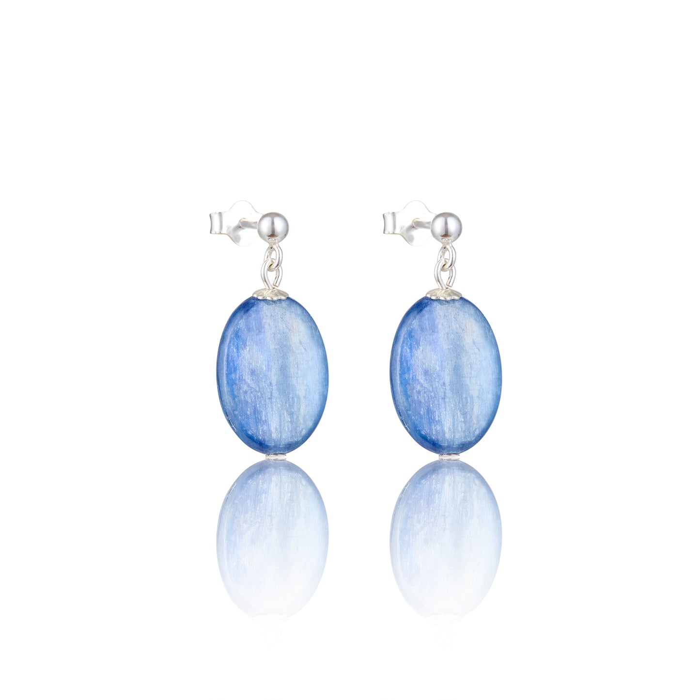 Kyanite drop stud earrings