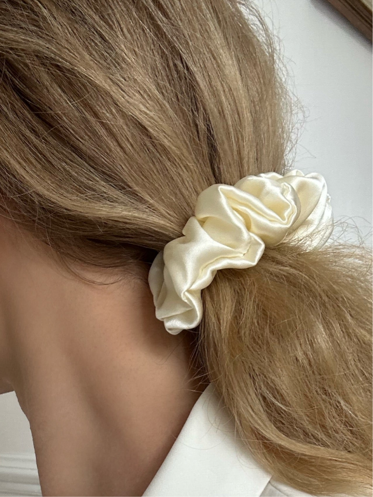 The classic silk scrunchie