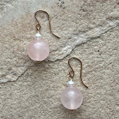 Rosy Drops earrings