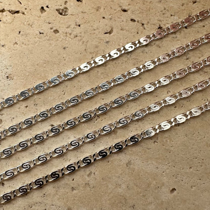 Lumachina sterling silver chain - various sizes