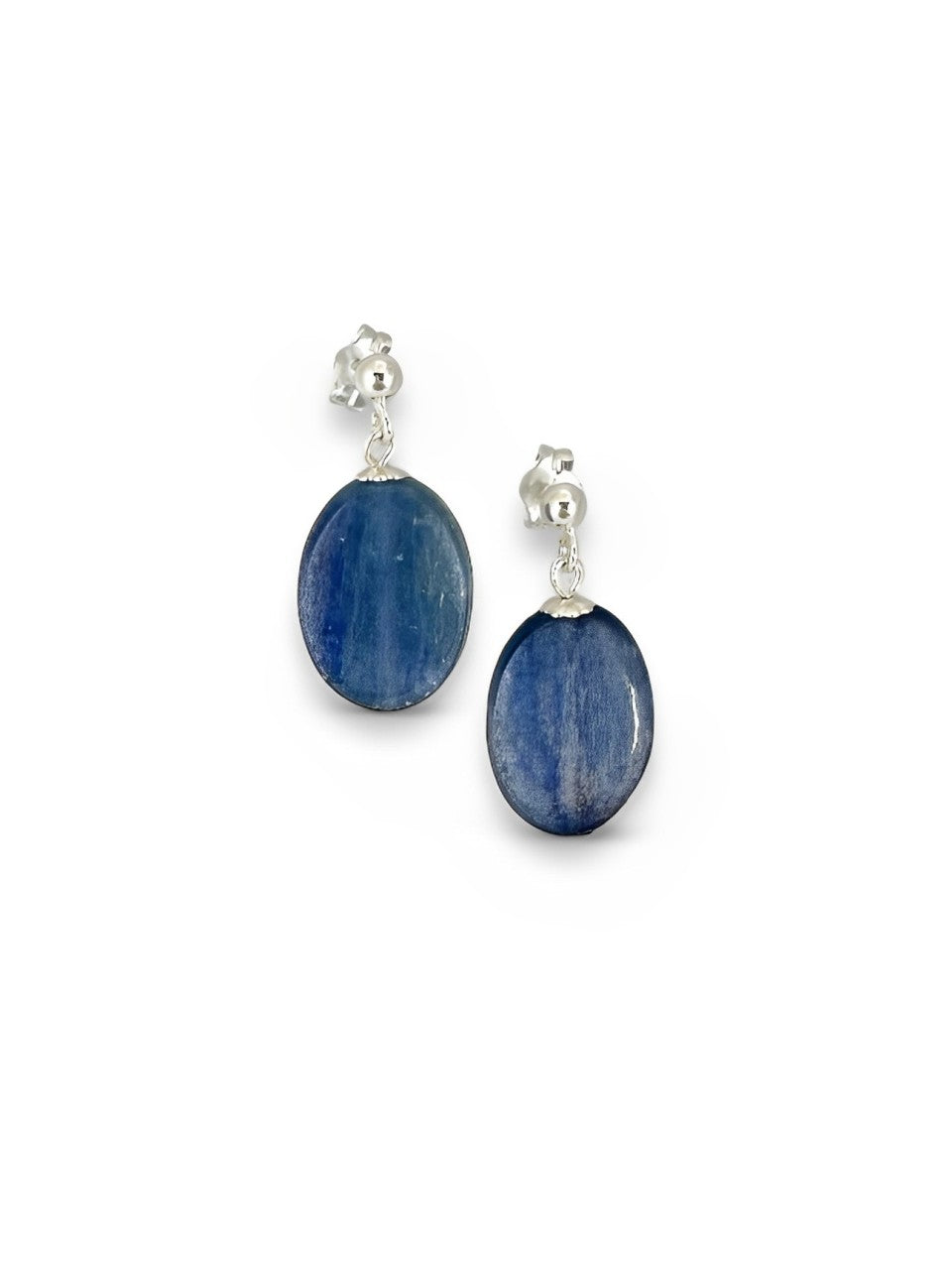 Kyanite drop stud earrings